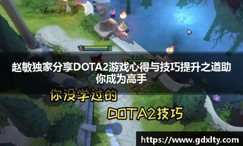 赵敏独家分享DOTA2游戏心得与技巧提升之道助你成为高手